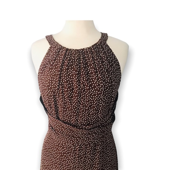 Adrianna Papell Darling Dot MIDI Dress 12 - Picture 6 of 9